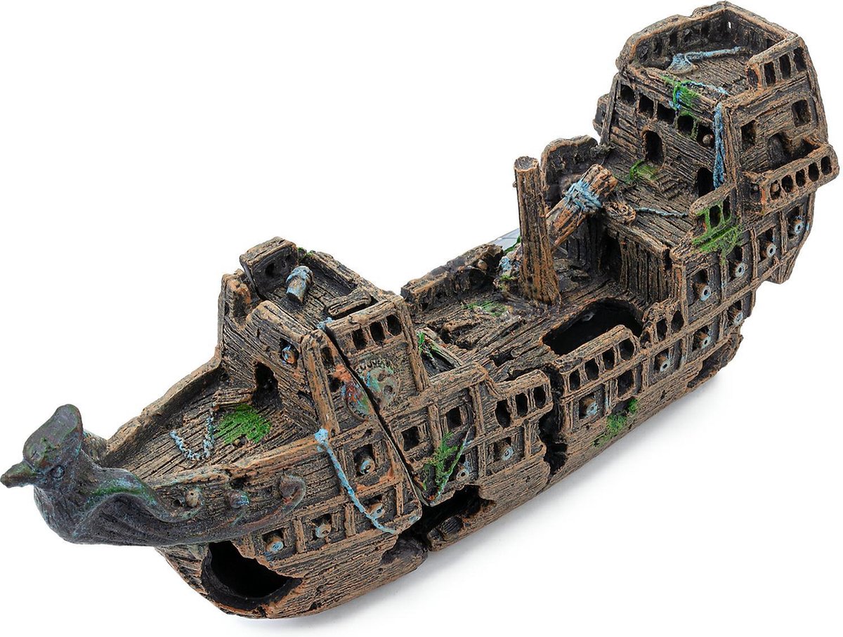 Happet - Resin Ornament - Happet R155 Ship With Windows 24 Cm - S-r155sh - 1st