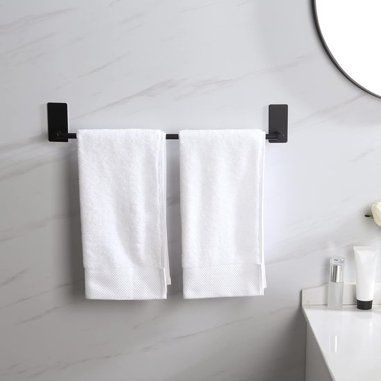 Celbon 40Cm Zelfklevende Handdoek Bar Badkamer Keuken Handdoek Rail Rack SUS 304 Rvs Eenvoudige Installatie Zonder Boren