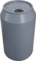Poubelle de collecte en plastique CANman 145 litres gris - Poubelle de collecte pour canettes - Sans emballage