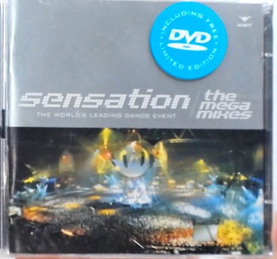 Sensation, the mega mixes, the world's leading dance event CD met DVD, limited edition.