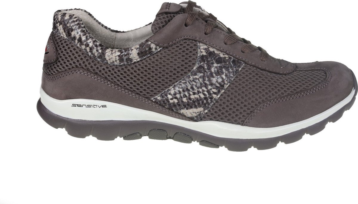 Gabor rollingsoft sensitive 46.897.41 dames rollende wandelsneaker groen Gabor rollingsoft sensitive 46.897.41 dames rollende wandelsneaker groen