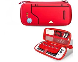 Yes In LAB - Luxe beschermhoes geschikt voor Nintendo Switch/OLED/Lite - Pokédex met 3D-Textuur - Opbergtas voor console en accessoires - Hoes - Silicone Case - Cover