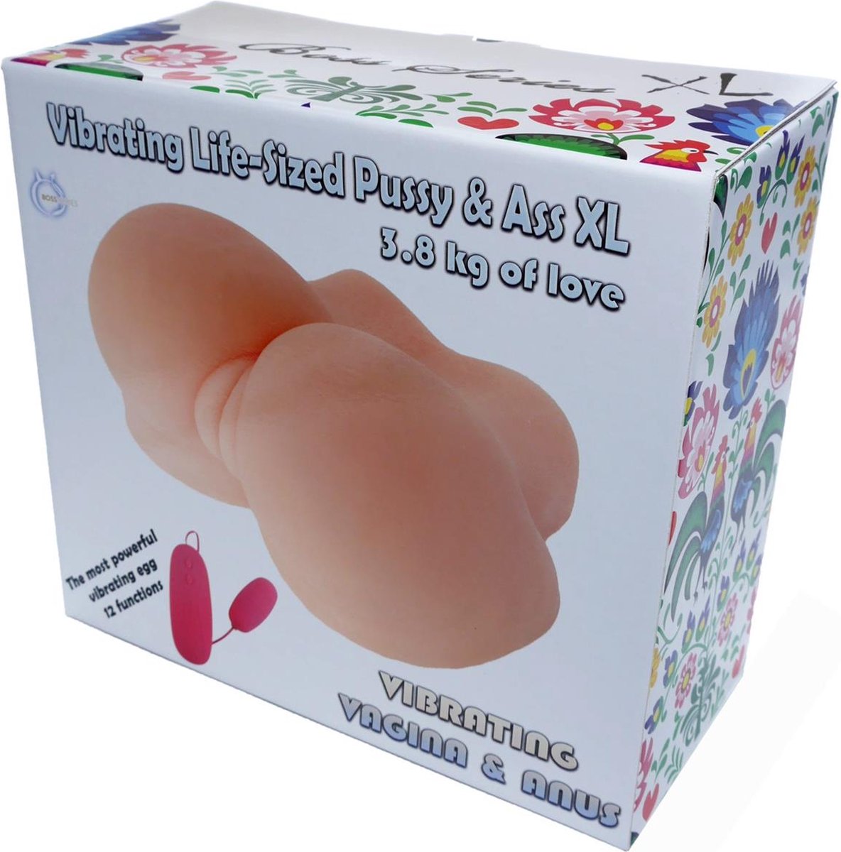 Goedkoopste Bossoftoys - Masturbator-Vibrating Life-Sized Pussy & Ass XL - quality II
