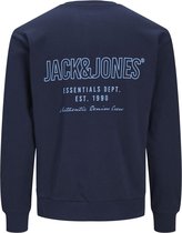 Jack & Jones Jack& Jones Jjcrow Sweat Crew Neck Navy Blazer BLAUW M