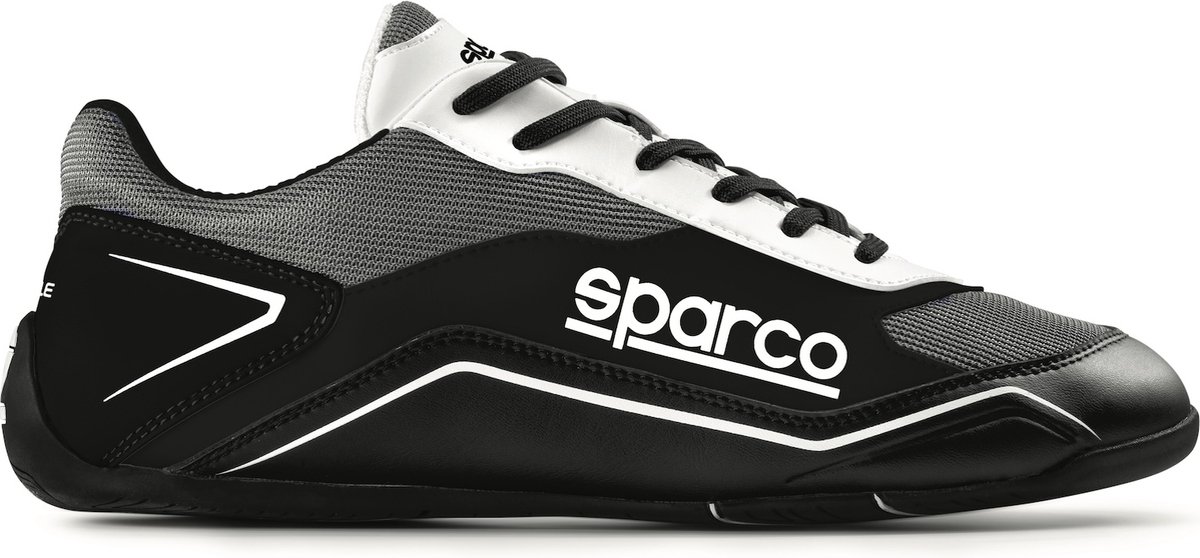 Sparco S-pole sneakers Zwart-Grijs-Wit - maat 46