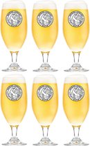 Uiltje IPA Bierglas 25cl - Set van 6 Bierglazen - Perfect voor IPA, Speciaal bier en Craft Biergenot