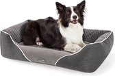 Hondenbed Kattenbed Huisdier Bed voor Hond en Kat, Dubbelzijdig Verkrijgbaar Hondenmatras, Vierkant Hondenkussen Hondenmand Hondensofa L