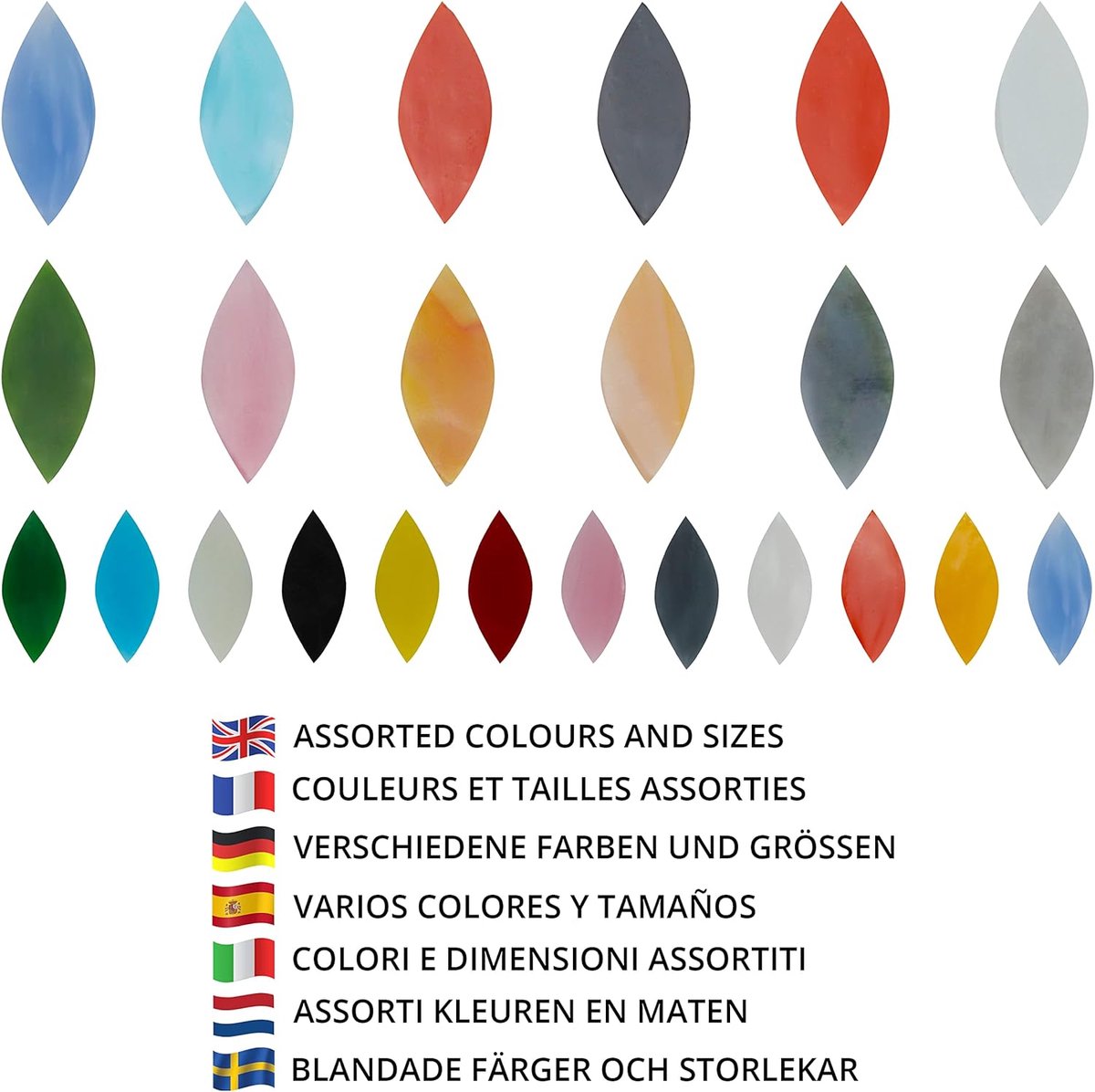 Keramische Geglazuurde Mozaïek Losse Graan Diy Kin... – Vicedeal