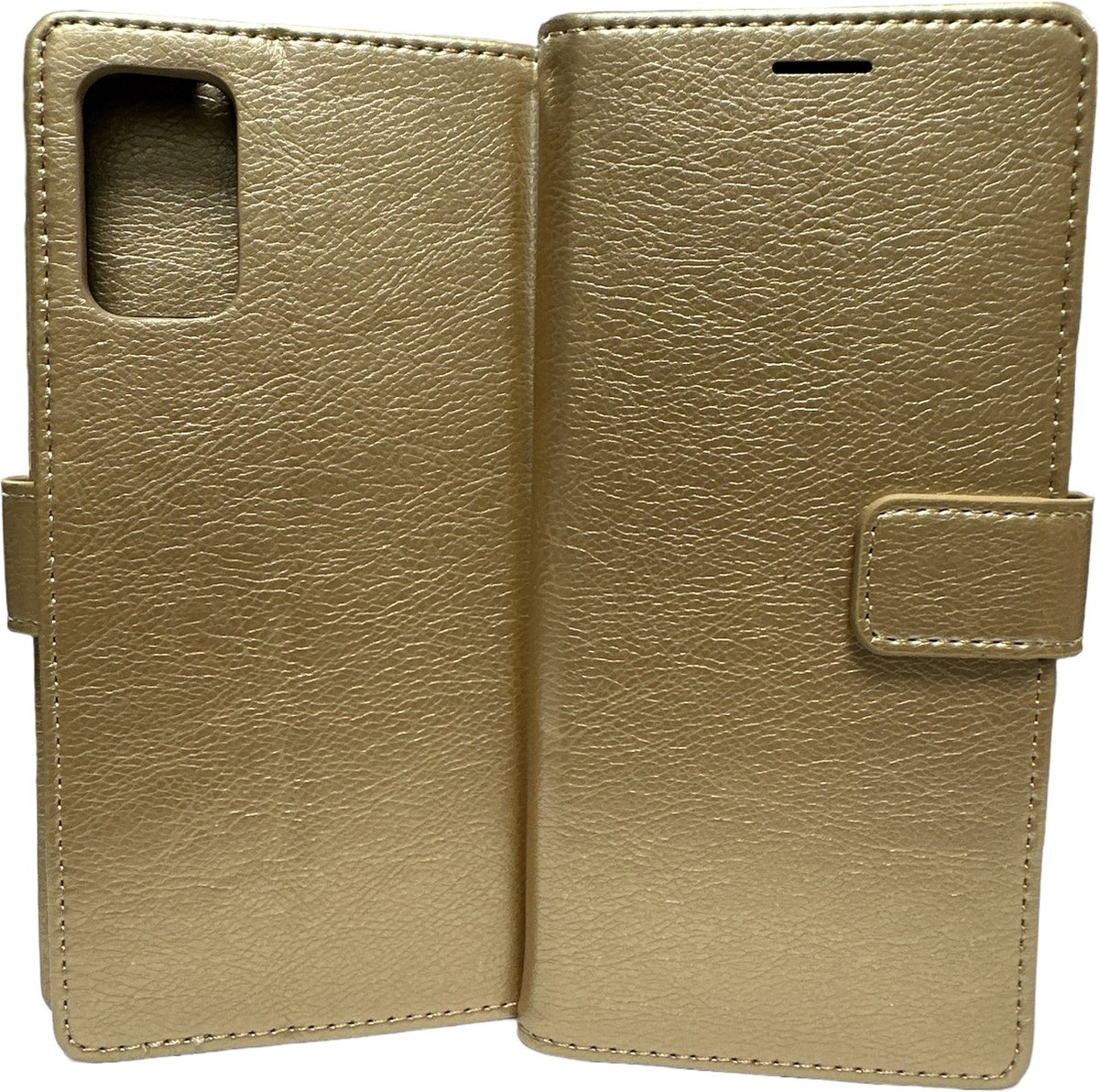 Portemonnee Book Case Hoesje Geschikt voor: Samsung Galaxy S20 Plus goud