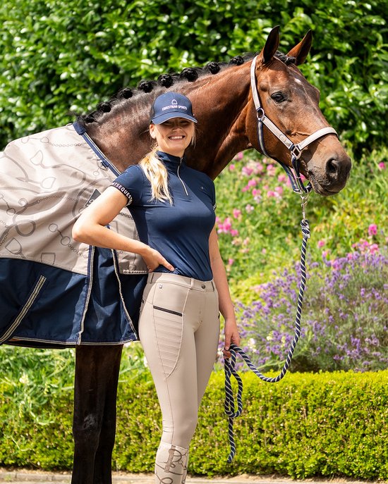 Qhp Halter set Turnout Collection Marron clair - Marron clair - cheval