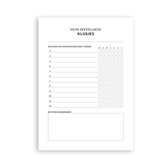 Planbooks - Vue d'ensemble des corvées - A5 - Planificateur de corvées - Planificateur de tâches - Planificateur de bureau - Ménage