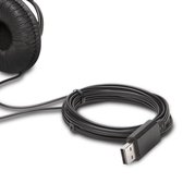Kensington USB-Hi-Fi-Hoofdtelefoon met Microfoon met Ruisonderdrukking - Zwart