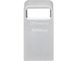 Kingston DataTraveler Micro 128GB USB 3.2 Gen 1 - Zilver