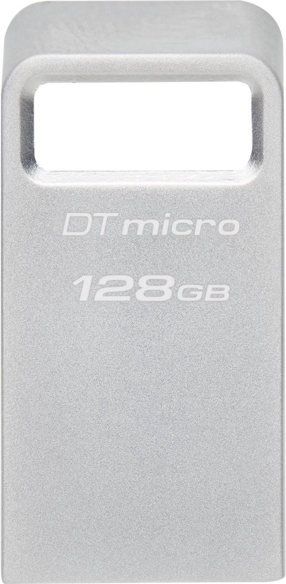Kingston DataTraveler Micro 128GB USB 3.2 Gen 1 - Zilver - Kingston