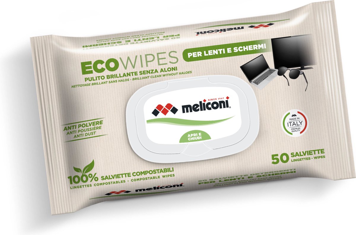Goedkoopste Meliconi 621020 computerreinigingskit LCD/LED/Plasma, LCD/TFT/Plasma, Mobiele telefoon/Smartphone, Laptop, Tablet PC Doekjes voor apparatuurreiniging