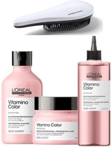 L’Oréal Professionnel - Vitamino Color Set - Shampoo + Masker + Concentraat + KG Ontwarborstel - Gekleurd Haar - Serie Expert Set - 300 + 250 + 400ml