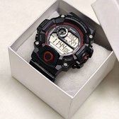 Heren waterdicht Horloge- Heren Sport waterdicht Horloge- Heren Elektronisch waterdicht Horloge, rood