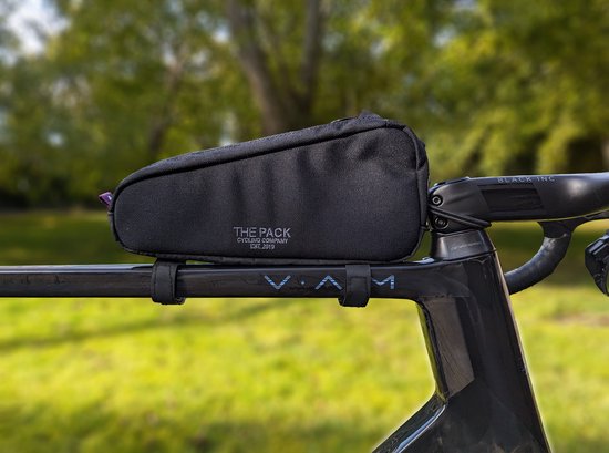 Sacoche De Cadre Vélo étanche 1.5L - En EVA Et PU - Poches Intérieures Filet - Sangle Réglable Pour Tube Supérieur Ou Guidon