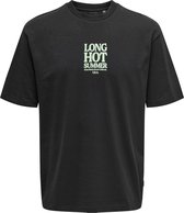 ONLY & SONS ONSKENNY RLX TEXT SS TEE Heren T-shirt - Maat S