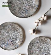 Rinart Pizzabord - Miriana - Porselein - 32 cm - set van 2