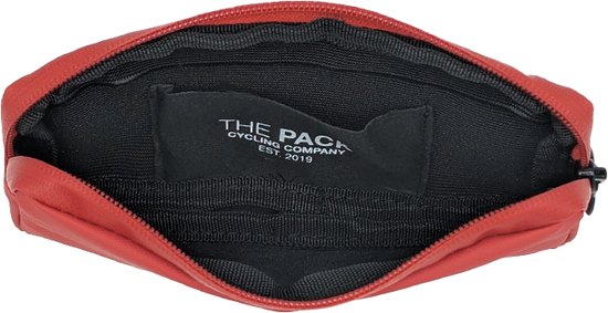 Valise The Pack Essentials Racing Rouge | Portefeuille de Sport - Imperméable - Sac de rangement pour vélo - Compartiment téléphone