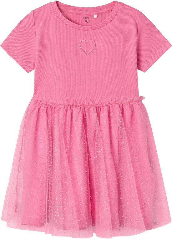 NAME IT NMFHARANA SS TULLE DRESS PB Robe Filles - Taille 110