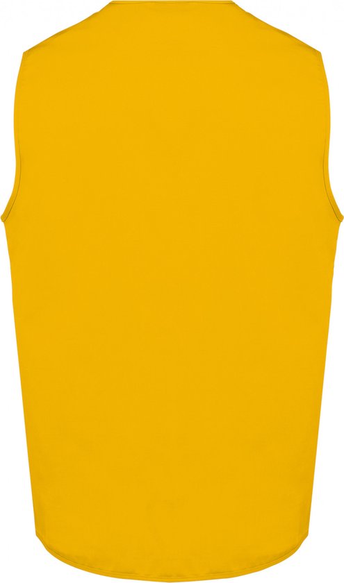 Gilet Unisex M WK. Designed To Work Mouwloos Yellow 65% Polyester, 35% Katoen