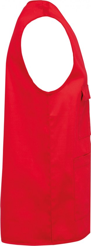 Gilet Unisex M WK. Designed To Work Mouwloos Red 65% Polyester, 35% Katoen