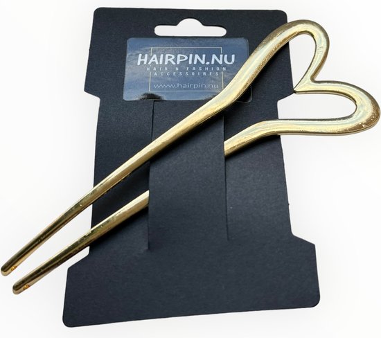 Hairpin.nu - Luxury - Love - Gold - voor een perfect opsteekkapsel - haarpin - haarspeld