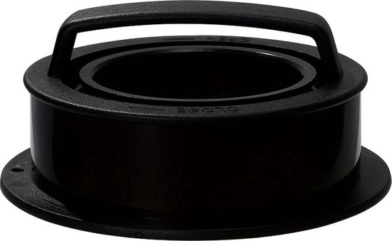 Hamburger Pers Patty Maker, Food Grade Aluminium Non-stick BBQ Patty Mold met afneembare handgreep, antiaanbaklaag, gemakkelijk schoon te maken, met 100 stuks waspattypapier, 4,6 diameter en 0,7 die