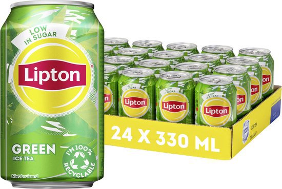 Lipton Ice Tea Green 24x33cl - IJskoude groene thee | bol