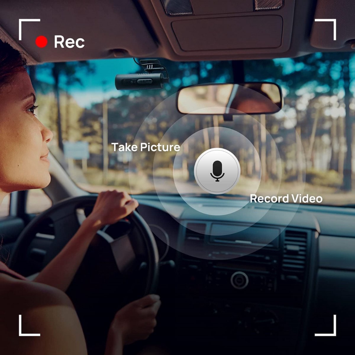 Dashcam - Dashcam Voor Auto - Full HD - Wi-Fi Connection - Night Vision – foto 4