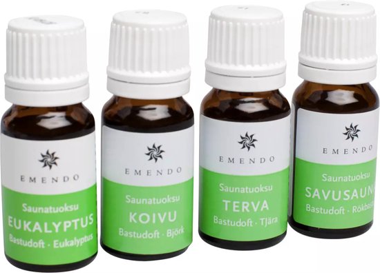Emendo - Saunatuoksu - 4 verschillende sauna geuren