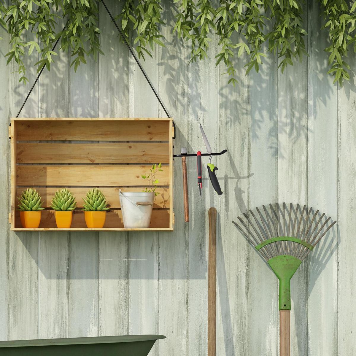 Relaxdays gereedschapshaak, opberghaak, voor bezems en tuingereedschap, 24 cm lang, dubbele haak, staal, zilver