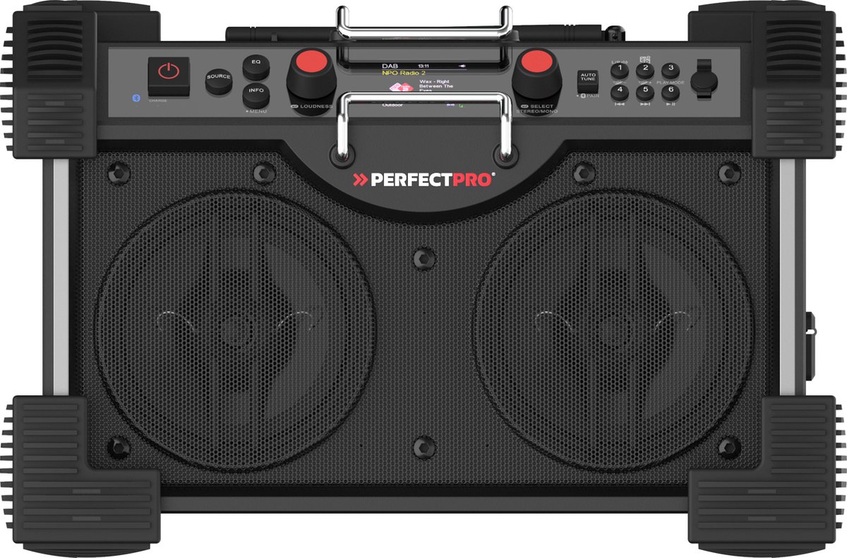 PerfectPro Rockhart Bouwradio - RH4-18V