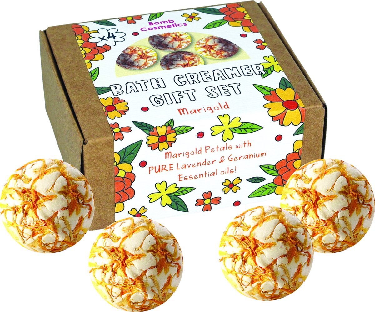 Goedkoopste Bomb Raw Marigold Creamer Gift Set - BRUISBAL-GESCHENKSET - GESCHENK -GEUREN