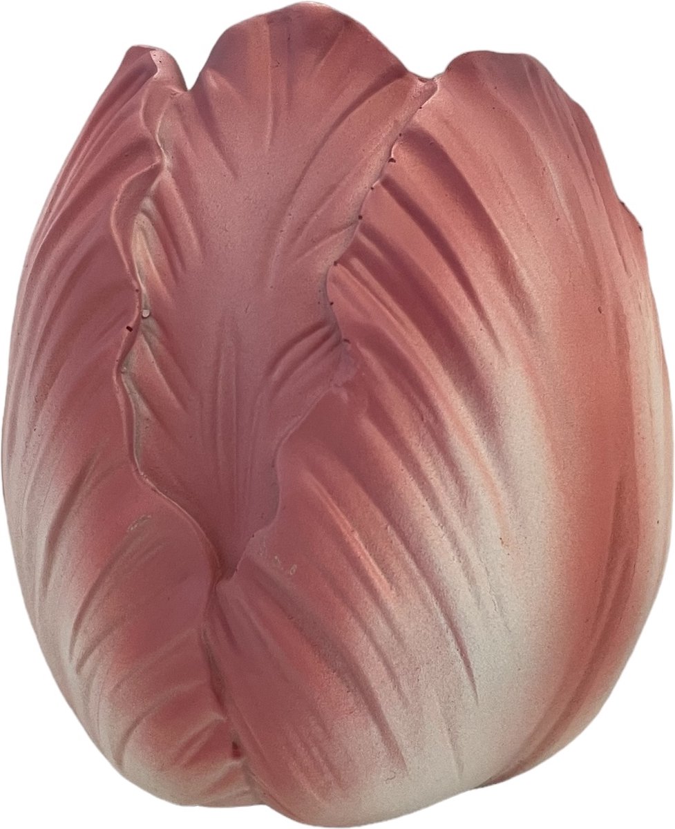 Daan-Kromhout ToulonOud Roze tulpenvaasje 9x9x10 cm