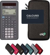 CALCUSO Pack de base gris foncé avec calculatrice TI-30X Prio MathPrint