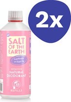 Salt of the Earth Pure Aura Déodorant Spray Lavande & Vanille Recharge (2x 500ml)