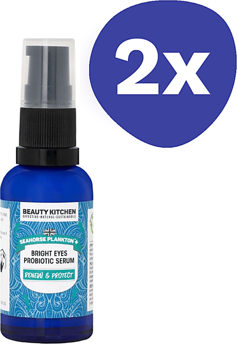 Goedkoopste Beauty Kitchen Seahorse Plankton Probiotic Oogserum (2x 30ml