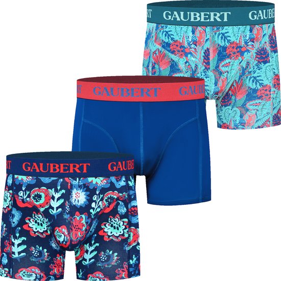 GAUBERT 3-PACK Premium Heren Bamboe Boxershort GBSET-567-XL