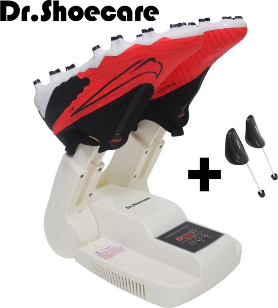 Dr.Shoecare® - Sèche-chaussures et assainisseur de chaussures avec ozone - Ozone et fonction de séchage - Désodorisants pour chaussures - Sèche-chaussures - Wit