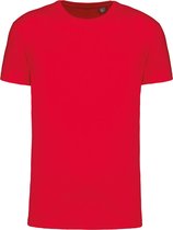 2 Pack Biologisch Premium unisex T-shirt ronde hals 'BIO190' Kariban Rood - 5XL