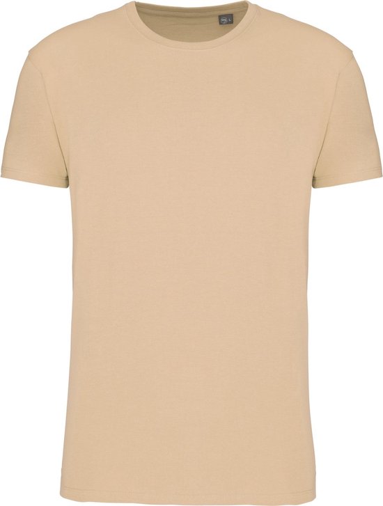 2 Pack Biologisch Premium unisex T-shirt ronde hals 'BIO190' Kariban Light Sand - XXL