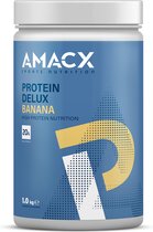 Amacx Protein Delux - Whey Protein - Proteine Shake - Banana - 1000 gram