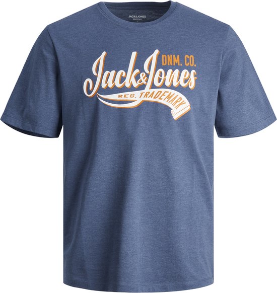 T-shirt Homme JACK&JONES JJELOGO TEE SS O-NECK 2 COL SS24 SN - Taille XL