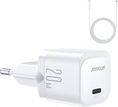 Joyroom 20W mini oplader - inclusief 1m lightning kabel - Wit