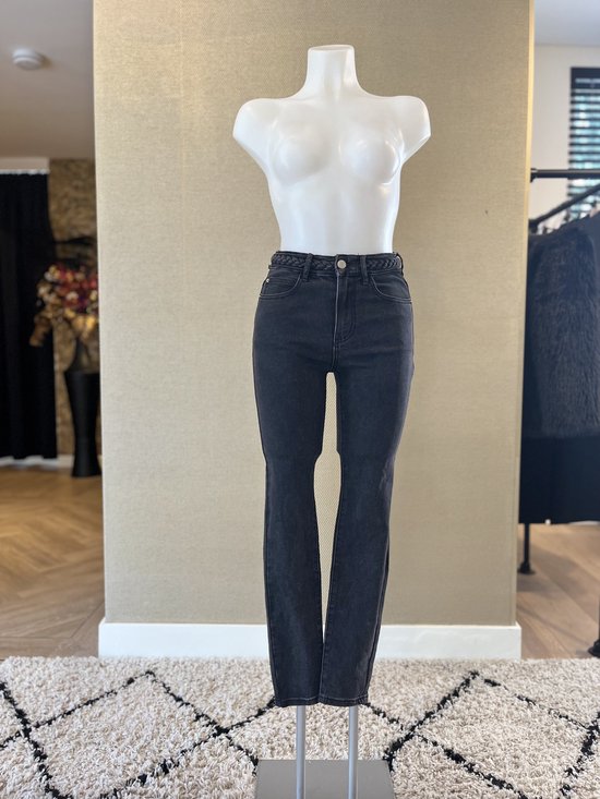 Kasie | Skinny Jeans, Zwart, Maat 34