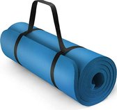 Yoga Mat Extra Dik - Fitness Mat Extra Dik - Blauw - 185x60x1.5 CM
