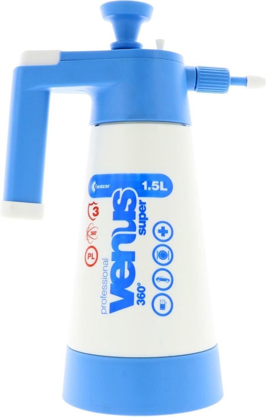 Kwazar Blue Venus Super 360 Pro+ Handpomp sprayer - 1500ml van Kwazar — afbeelding 3